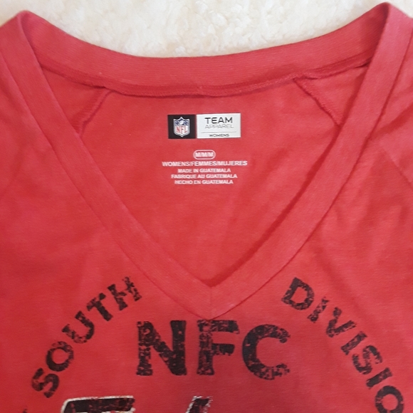 NWT NFL Atlanta Falcons Sz M V-neck Team Apparel - Picture 5 of 9